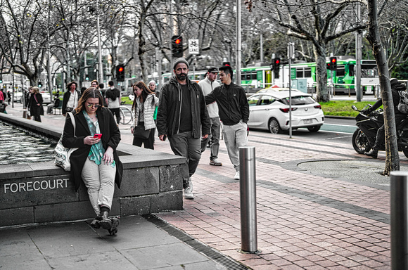 NGV Melbourne Street photography