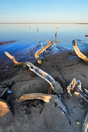 Lake Tyrell Sunset Saltworks