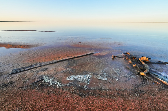 Lake Tyrell Sunset Saltworks