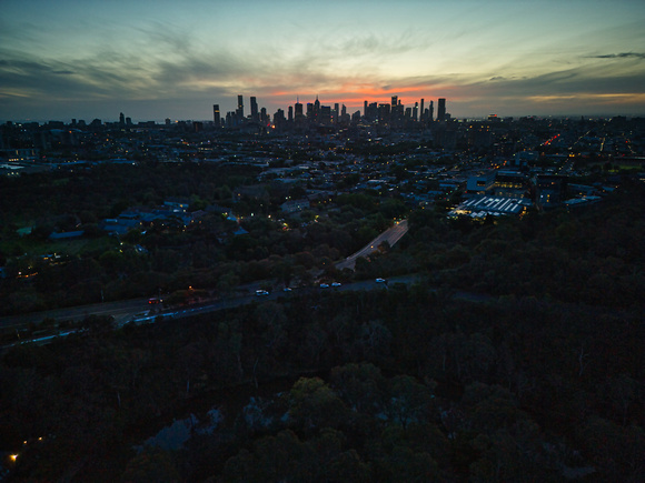 Kew Melbourne Skyline