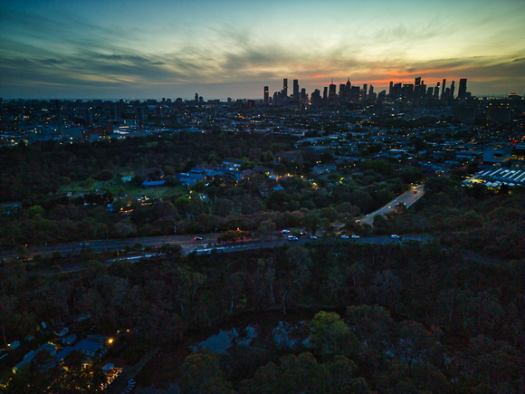 Kew Melbourne Skyline