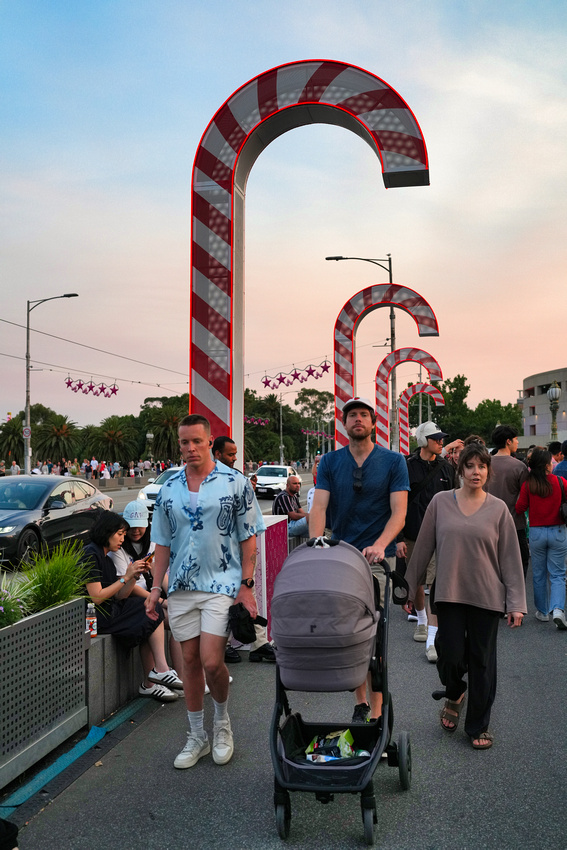 Melbourne Christmas Night City 2024