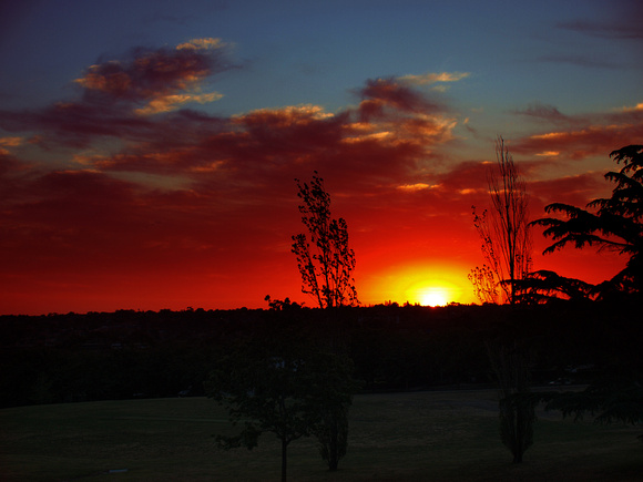 Sunset at Snow River National Park, Australia