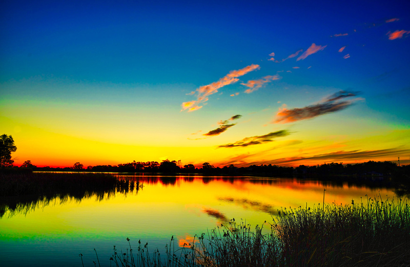 Lake Boort Sunset, Australia