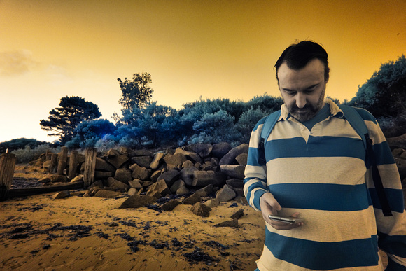 Infrared Balnarring Beach