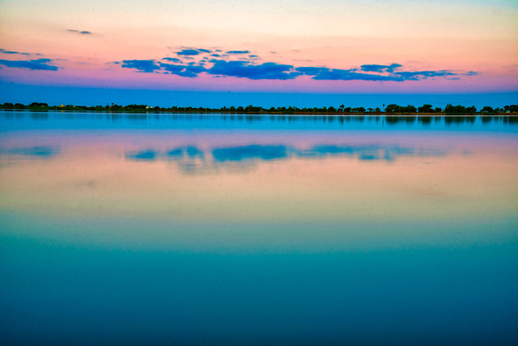 Sunset Lake Charm