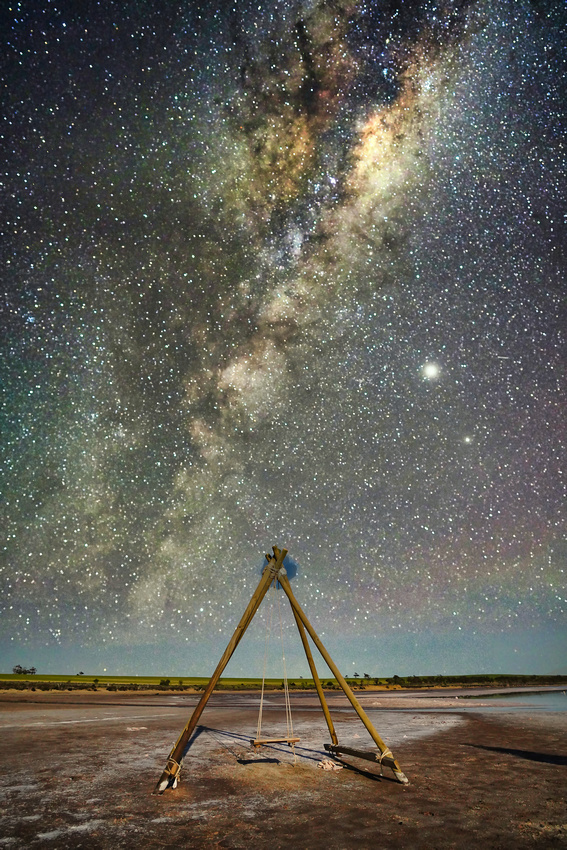 Lake Tyrrell sky