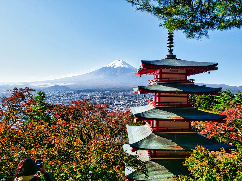 Kawaguchiko, Mount Fuji, Japan